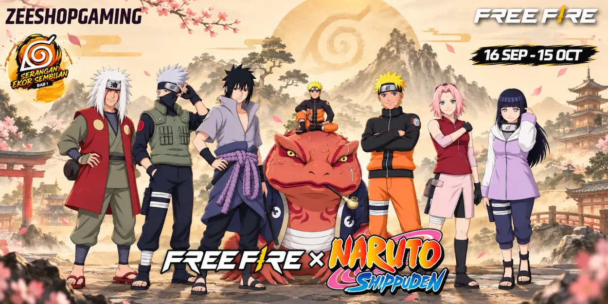 Free Fire x Naruto Shippuden Collab
